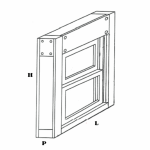 Ventanas guillotina de acero inoxidable